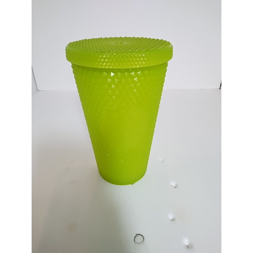 Starbucks 2022 Glow in the Dark Green Jewel Studded 16 oz Tumbler No‎ Straw Cup